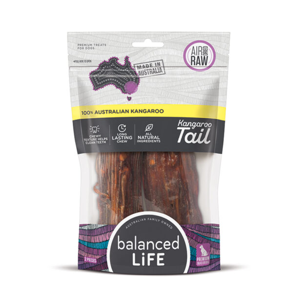 Balanced Life Australian Kangaroo Tail Dog Treat - 2 pieces