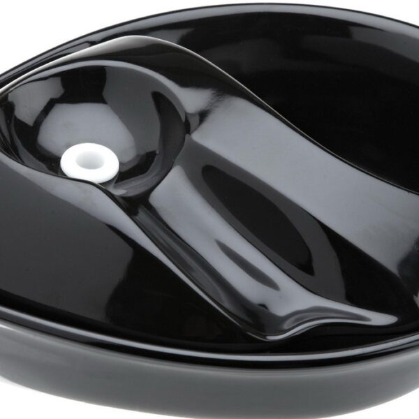 Pioneer Raindrop Ceramic Pet Drinking Fountain 1.7 litre - Black