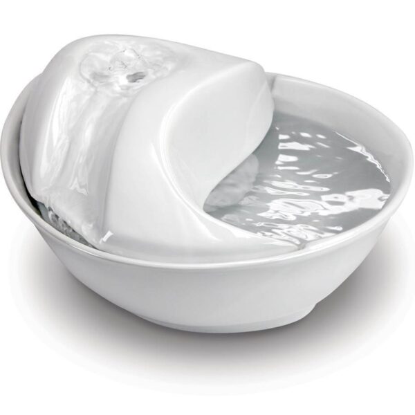 Pioneer Pet Rain Drop Ceramic Fountain - White 1.7 Litres