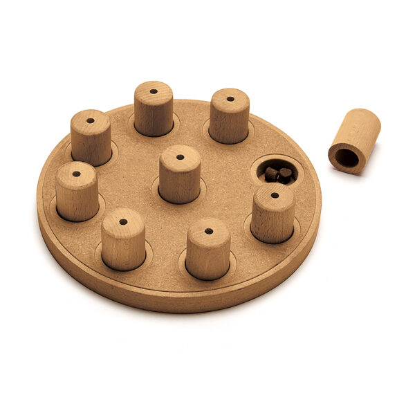 Nina Ottosson Smart Interactive Dog Toy in Wooden Composite