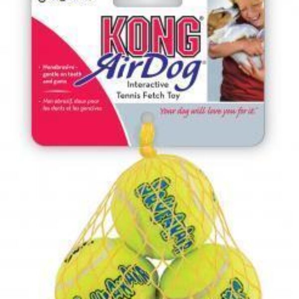 3 x KONG Airdog Squeaker Balls Small