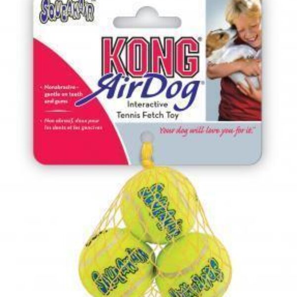 3 x KONG Airdog Squeaker Balls Xsmall