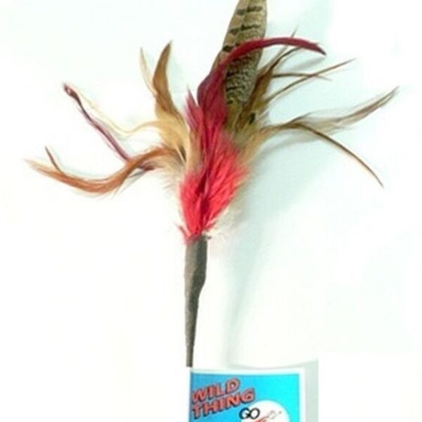 Go Cat Feather Cat Teaser Toy - Short Wild Thing