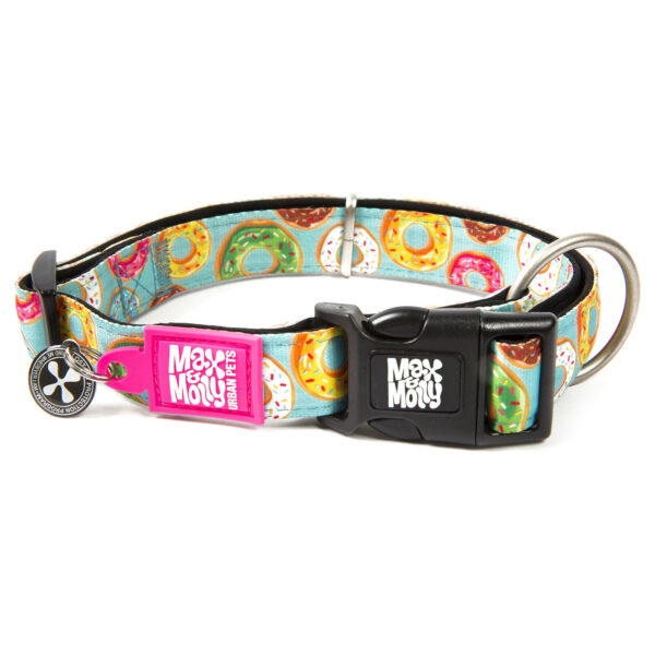 Max & Molly Smart ID Dog Collar - Donuts