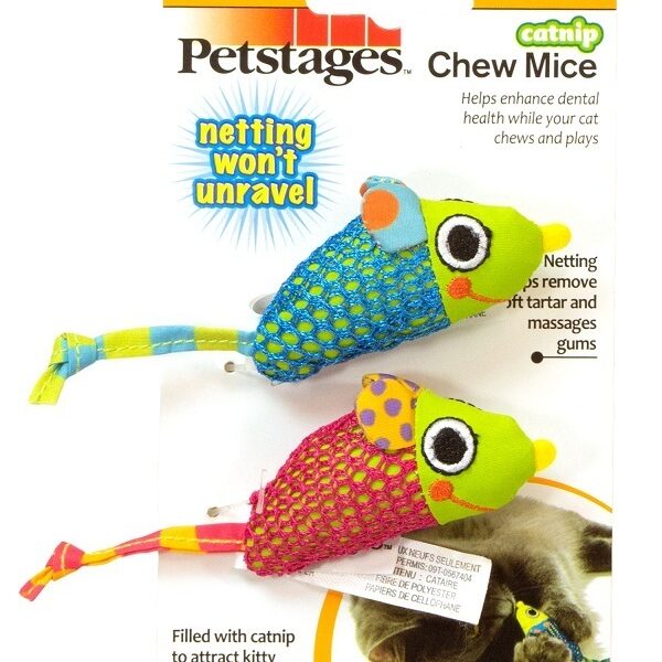 Petstages Catnip Chew Mice